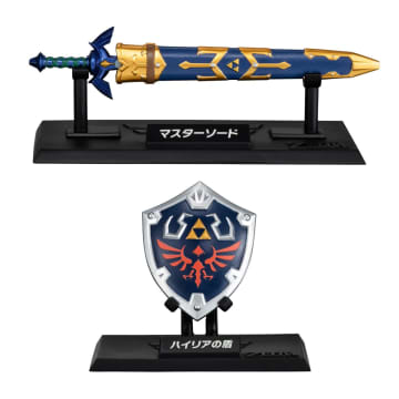 「ゼルダの伝説」に登場する武器や盾がミニチュア化。「ゼルダの伝説 ウェポンコレクション」が2026年2月に発売