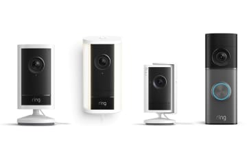 アマゾン「Ring」シリーズ初4Kモデル　防犯カメラ、ドアベル