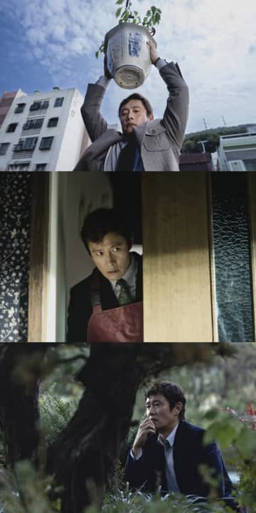 映画『仕方がない』で見せた表情、イ・ビョンホンがユーモアと残酷さを刻む