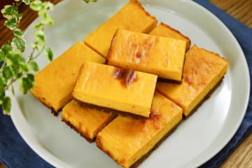 トースターで簡単！ねっとり濃厚「かぼちゃのチーズケーキ」レシピ
