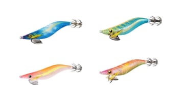 “秋イカ”攻略に使いたいシマノのエギ4選。全モデルに“フラッシュブースト”搭載で、高活性のイカを誘い出す。