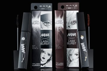 ケイト×漫画「NANA」限定ロングマスカラ、‟ナナとハチ”着想の蓮の花や苺をデザイン