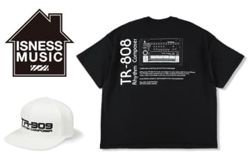 ローランドとISNESS MUSICのコラボによるアパレル・コレクションを発売　～新製品リズム・クリエイター『TR-1000』、伝説的なリズムマシン「TR-808」「TR-909」をモチーフとしたTシャツやキャップを直営店にて販売開始～