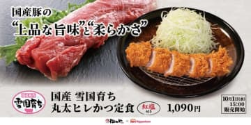こだわりの国産豚とサクサク衣の“極上のひと口”をお手頃な価格で! 松のや×日本ハムのコラボ「国産雪国育ち丸太ヒレかつ」が本日1日(水)発売