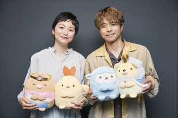 『映画 すみっコぐらし 空の王国とふたりのコ』ナレーションを務める井ノ原快彦と本上まなみのインタビュー映像が公開