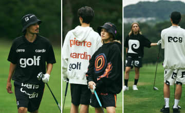 仏を代表するデザイナーズブランド「pierre cardin」からゴルフラインが登場