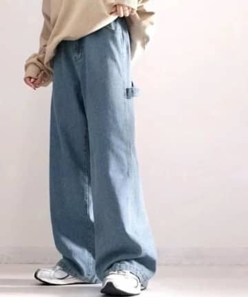 【MOVEで見つけた】今旬なおしゃれ感♡ ルーズデニム＋ラージショルダーバッグでつくる大人女子の秋コーデ