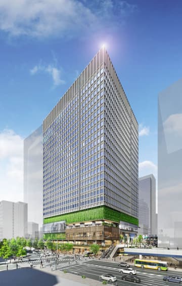 田町駅前、森永プラザビル跡地に24階建てランドマーク