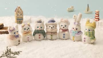 ダッフィーたちが雪だるまになって登場！ コロンとした見た目がキュート♪ クリスマス限定アイテム＆フードスーベニア