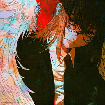 米津玄師、劇場版『チェンソーマン レゼ篇』主題歌  「IRIS OUT」ヒット受け“天使の悪魔”イラスト描き下ろし