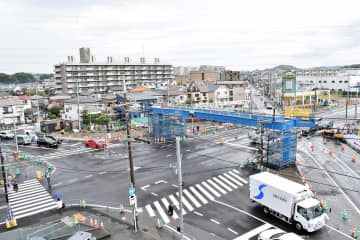 横浜・笠間「魔の交差点」が大幅に改良　変則6差路を簡略化、事故減少と渋滞緩和へ