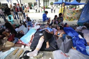 【フィリピン】セブ地震、死者60人以上か［社会］　州が非常事態宣言、救援を訴え