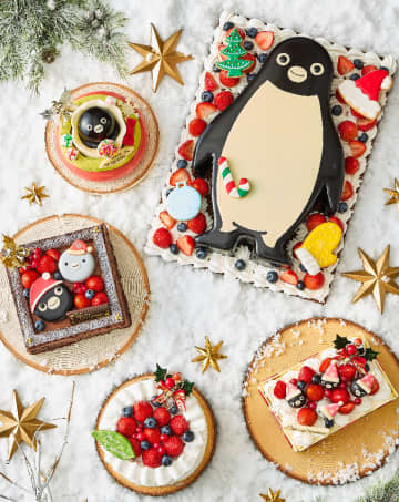 Suicaのペンギン「クリスマスケーキ」が今年も登場！　ホテルメトロポリタンで予約開始