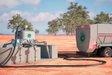 歩き回りながら住宅を3Dプリントするクモ型多脚ロボ。将来は月面基地建設にも？