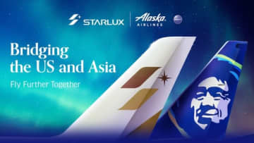 スターラックス航空、アラスカ航空とのコードシェア拡大！ 北米20都市に接続