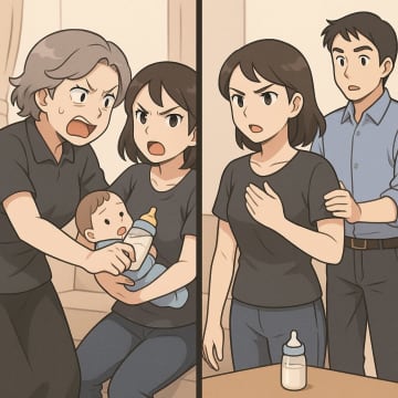 夫は頼れず義母の言いなりだった私。育児論を押し付ける義母を黙らせた静かなる正論【短編小説】