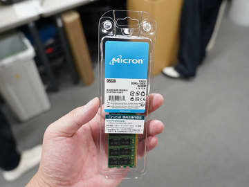 1枚で96GBのECC付きDDR5-5600 RDIMMがMicronから