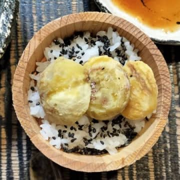 即席！簡単！栗ご飯！栗おこわのようなもちもち食感！