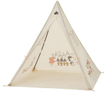 ロゴス、スヌーピーのとんがり屋根「KIDSテント」。組み立て簡単でピクニックにも
