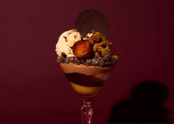最高糖度75の“金蜜芋”がパフェに！　15のパーツとともに味わう「金蜜芋のショコラパフェ」登場　金蜜堂（香取市）