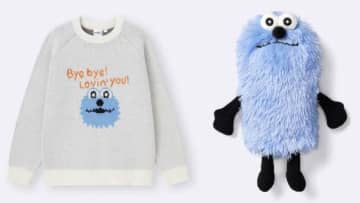 『パペットスンスン』×「GU」が初コラボ！　レトロでポップな“ふわふわカーディガン”など展開へ