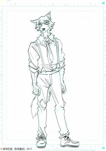 板垣巴留氏の画業10周年を記念した原画展2026年3月開催決定！「BEASTARS」主人公・レゴシの線画イラストを先行公開