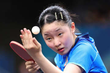 【卓球】張本美和が大藤沙月との〝日本人対決〟を制して８強入り「向かっていく気持ちで」