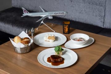 カタール航空、ミシュラン2つ星レストラン「Crony」春田理宏シェフとコラボ