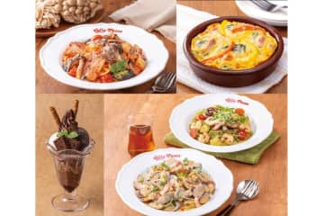 ジョリーパスタ、秋冬グランドメニュー開始。ワインに合う前菜や濃厚トマトクリームのパスタ、チョコレートドルチェなど