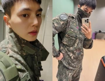 ソン・ガン、現実離れした軍服姿を公開…除隊後初めての投稿が話題