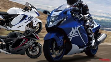 スズキ「ハヤブサ スペシャルエディション」北米に登場！ 専用カラーを纏いシングルシートカウル装備