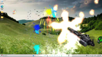 煩わしいビデオ会議もエクセルもぶっ壊せ！デスクトップ・ストレス解消ツール『DozTroy』Steamストアページ公開
