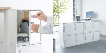 A4ファイル対応、複数連結可能な鍵付き収納BOX、サンワサプライが発売
