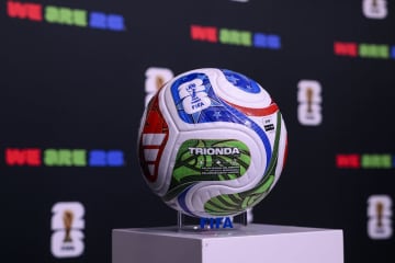 北中米W杯の公式試合球「TRIONDA」発表。カナダのカエデ、メキシコの鷲、米国の星をデザイン