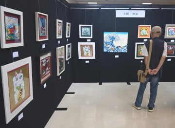 現代アート、多彩な表現　草間彌生さんら巨匠から若手280点　京成百貨店で作品展　茨城・水戸