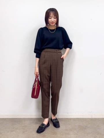 【SHOO・LA・RUE】秋は「チェック」が着たくなる！ 大人にぴったりな「優秀パンツ」