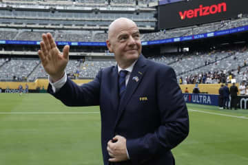FIFA会長「地政学的な問題は解決不可」　パレスチナ紛争をめぐるイスラエル制裁の言及を避ける