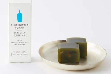 ブルーボトルコーヒー×あんこ屋「都松庵」抹茶・ホワイトチョコ・ザクザクアーモンドの羊羹テリーヌ
