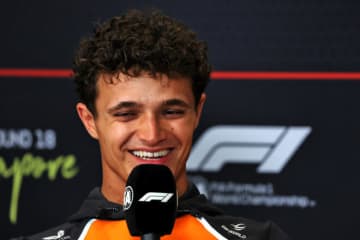 フェルスタッペン戴冠の可能性は「ゼロじゃない」とノリス。敬意と他カテゴリー出場への羨望を語る／F1第18戦木曜会見