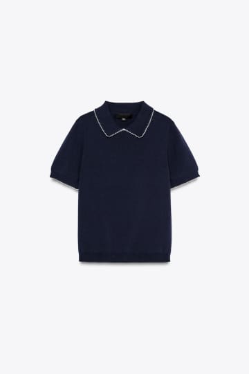 【ZARAのネイビー】が大人可愛い！ 「こなれトップス」