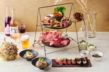 肉をたっぷり堪能♡「やきにく山笑ふ」の"肉タヌーンティー"に秋限定の特別コースが登場。