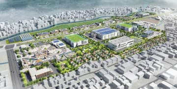 福岡・粕屋町に新たな街　賑わい施設・商業・住宅・産業・農業を融合
