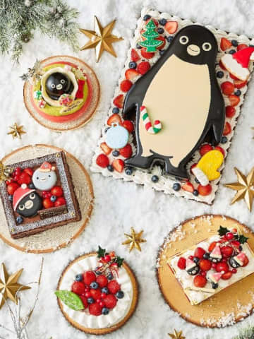 ホテルメトロポリタン、クリスマスケーキ予約受付を10月1日開始　Suicaのペンギン含む5種