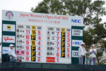 予選カットスコアは大会史上初のアンダーパー決着　16歳の飛ばし屋は4アンダー通過に「ヒヤヒヤしました」