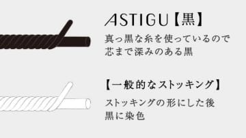 【ASTIGU】漆黒の美脚へ♡新作ストッキング着圧タイプ登場