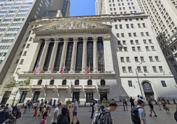 NY株続伸し一時、最高値　米追加利下げ期待背景