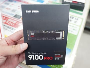 PCIe 5.0 SSD「Samsung 9100 PRO」の8TBモデルが発売、価格は147,800円
