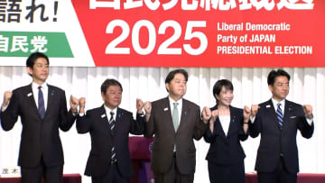 【自民党総裁選】小泉氏が総合的にリードし高市氏と林氏が追う三つどもえの混戦　“麻生詣で”も佳境に