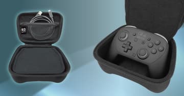 持ち運びに便利な「Nintendo Switch 2 Proコントローラー用ポーチ ブラック」が登場！充電ケーブルを収納できるポケット付き