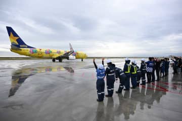 スカイマーク、神戸から日系初の国際チャーター　台北へ出発